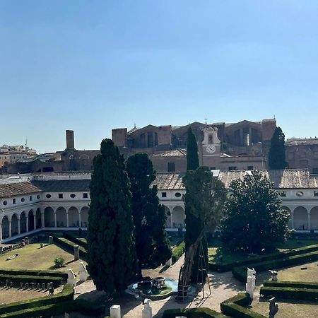 Camera X2 Con Splendida Vista Sulle Terme Di Diocleziano E Sul Chiostro Di Michelangelo 罗马 外观 照片